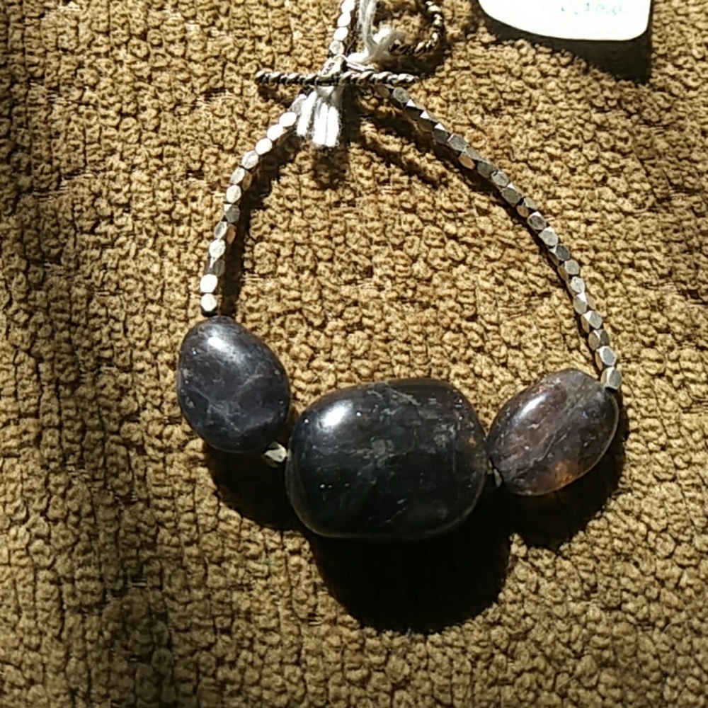 Iolite & Sterling Silver Bracelet